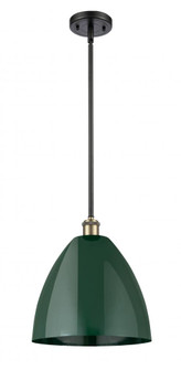 Plymouth - 1 Light - 12 inch - Black Antique Brass - Pendant (3442|516-1S-BAB-MBD-12-GR)