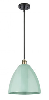 Plymouth - 1 Light - 12 inch - Black Antique Brass - Pendant (3442|516-1S-BAB-MBD-12-SF)