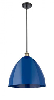 Plymouth - 1 Light - 16 inch - Black Antique Brass - Pendant (3442|516-1S-BAB-MBD-16-BL-LED)