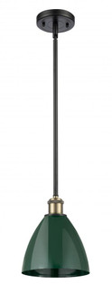 Plymouth - 1 Light - 8 inch - Black Antique Brass - Pendant (3442|516-1S-BAB-MBD-75-GR-LED)