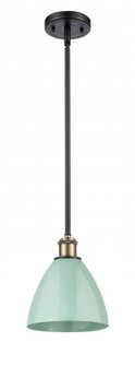 Plymouth - 1 Light - 8 inch - Black Antique Brass - Pendant (3442|516-1S-BAB-MBD-75-SF)
