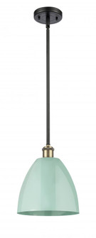 Plymouth - 1 Light - 9 inch - Black Antique Brass - Pendant (3442|516-1S-BAB-MBD-9-SF-LED)