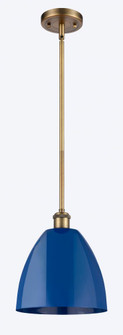 Plymouth - 1 Light - 9 inch - Brushed Brass - Pendant (3442|516-1S-BB-MBD-9-BL)