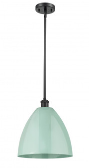 Plymouth - 1 Light - 12 inch - Matte Black - Pendant (3442|516-1S-BK-MBD-12-SF)