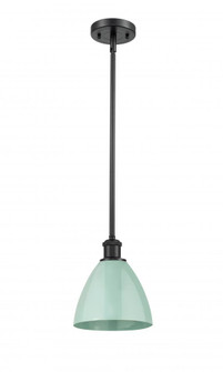 Plymouth - 1 Light - 8 inch - Matte Black - Pendant (3442|516-1S-BK-MBD-75-SF-LED)