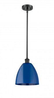 Plymouth - 1 Light - 9 inch - Matte Black - Pendant (3442|516-1S-BK-MBD-9-BL)