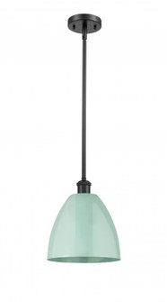 Plymouth - 1 Light - 9 inch - Matte Black - Pendant (3442|516-1S-BK-MBD-9-SF-LED)