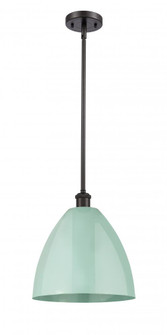Plymouth - 1 Light - 12 inch - Oil Rubbed Bronze - Pendant (3442|516-1S-OB-MBD-12-SF)