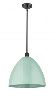 Plymouth - 1 Light - 16 inch - Oil Rubbed Bronze - Pendant (3442|516-1S-OB-MBD-16-SF-LED)