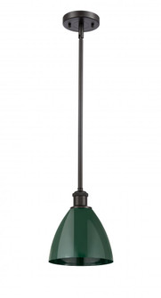 Plymouth - 1 Light - 8 inch - Oil Rubbed Bronze - Pendant (3442|516-1S-OB-MBD-75-GR-LED)