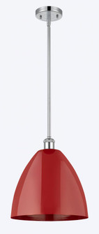 Plymouth - 1 Light - 12 inch - Polished Chrome - Pendant (3442|516-1S-PC-MBD-12-RD)