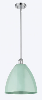 Plymouth - 1 Light - 12 inch - Polished Chrome - Pendant (3442|516-1S-PC-MBD-12-SF)