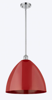 Plymouth - 1 Light - 16 inch - Polished Chrome - Pendant (3442|516-1S-PC-MBD-16-RD)