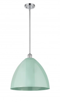 Plymouth - 1 Light - 16 inch - Polished Chrome - Pendant (3442|516-1S-PC-MBD-16-SF-LED)