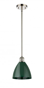 Plymouth - 1 Light - 8 inch - Polished Nickel - Pendant (3442|516-1S-PN-MBD-75-GR-LED)
