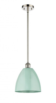 Plymouth - 1 Light - 9 inch - Polished Nickel - Pendant (3442|516-1S-PN-MBD-9-SF-LED)