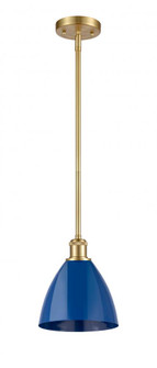 Plymouth - 1 Light - 8 inch - Satin Gold - Pendant (3442|516-1S-SG-MBD-75-BL)