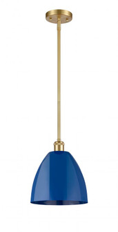 Plymouth - 1 Light - 9 inch - Satin Gold - Pendant (3442|516-1S-SG-MBD-9-BL)