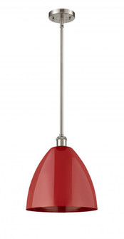 Plymouth - 1 Light - 12 inch - Brushed Satin Nickel - Pendant (3442|516-1S-SN-MBD-12-RD)