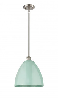 Plymouth - 1 Light - 12 inch - Brushed Satin Nickel - Pendant (3442|516-1S-SN-MBD-12-SF-LED)