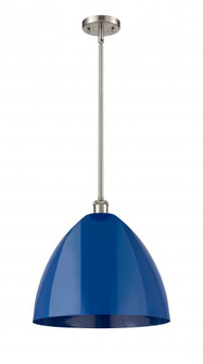 Plymouth - 1 Light - 16 inch - Brushed Satin Nickel - Pendant (3442|516-1S-SN-MBD-16-BL-LED)