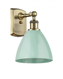 Plymouth - 1 Light - 8 inch - Antique Brass - Sconce (3442|516-1W-AB-MBD-75-SF-LED)