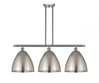 Bristol - 3 Light - 39 inch - Brushed Satin Nickel - Stem hung - Island Light (3442|516-3I-SN-MBD-12-SN)