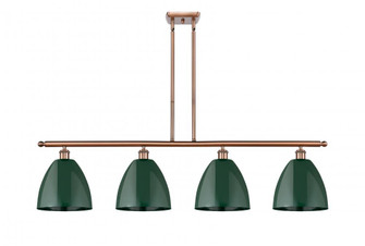 Plymouth - 4 Light - 48 inch - Antique Copper - Stem hung - Island Light (3442|516-4I-AC-MBD-9-GR)