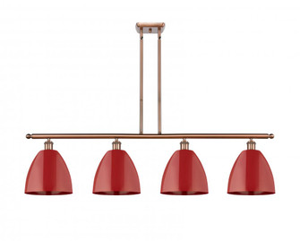 Plymouth - 4 Light - 48 inch - Antique Copper - Stem hung - Island Light (3442|516-4I-AC-MBD-9-RD)