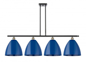 Plymouth - 4 Light - 50 inch - Black Antique Brass - Stem hung - Island Light (3442|516-4I-BAB-MBD-12-BL)