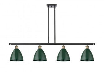 Plymouth - 4 Light - 48 inch - Black Antique Brass - Stem hung - Island Light (3442|516-4I-BAB-MBD-75-GR-LED)