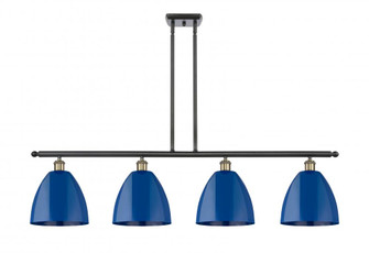 Plymouth - 4 Light - 48 inch - Black Antique Brass - Stem hung - Island Light (3442|516-4I-BAB-MBD-9-BL)
