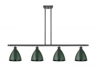 Plymouth - 4 Light - 48 inch - Matte Black - Stem hung - Island Light (3442|516-4I-BK-MBD-75-GR-LED)