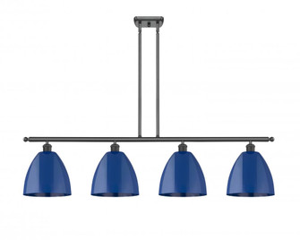 Plymouth - 4 Light - 48 inch - Matte Black - Stem hung - Island Light (3442|516-4I-BK-MBD-9-BL)