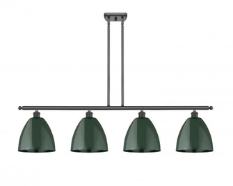 Plymouth - 4 Light - 48 inch - Matte Black - Stem hung - Island Light (3442|516-4I-BK-MBD-9-GR)