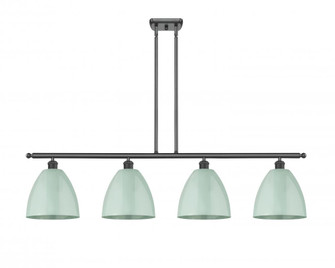 Plymouth - 4 Light - 48 inch - Matte Black - Stem hung - Island Light (3442|516-4I-BK-MBD-9-SF-LED)