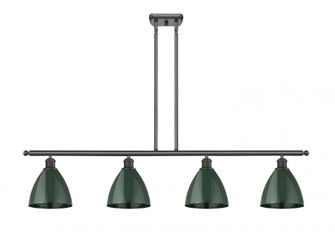 Plymouth - 4 Light - 48 inch - Oil Rubbed Bronze - Stem hung - Island Light (3442|516-4I-OB-MBD-75-GR)