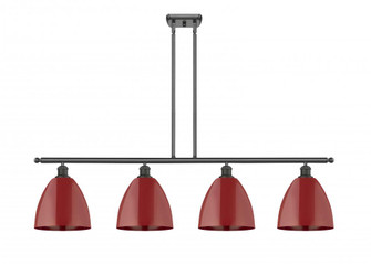 Plymouth - 4 Light - 48 inch - Oil Rubbed Bronze - Stem hung - Island Light (3442|516-4I-OB-MBD-9-RD-LED)
