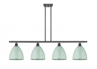 Plymouth - 4 Light - 48 inch - Oil Rubbed Bronze - Stem hung - Island Light (3442|516-4I-OB-MBD-9-SF)