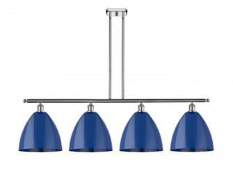 Plymouth - 4 Light - 50 inch - Polished Chrome - Stem hung - Island Light (3442|516-4I-PC-MBD-12-BL-LED)