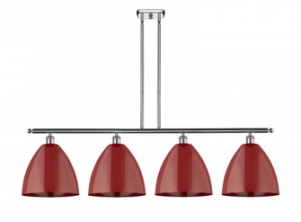 Plymouth - 4 Light - 50 inch - Polished Chrome - Stem hung - Island Light (3442|516-4I-PC-MBD-12-RD-LED)