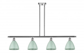 Plymouth - 4 Light - 48 inch - Polished Chrome - Stem hung - Island Light (3442|516-4I-PC-MBD-75-SF)