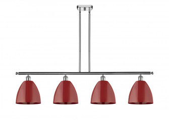 Plymouth - 4 Light - 48 inch - Polished Chrome - Stem hung - Island Light (3442|516-4I-PC-MBD-9-RD)