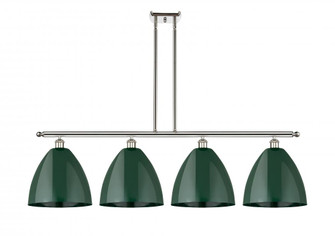 Plymouth - 4 Light - 50 inch - Polished Nickel - Stem hung - Island Light (3442|516-4I-PN-MBD-12-GR-LED)