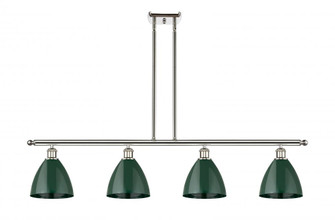 Plymouth - 4 Light - 48 inch - Polished Nickel - Stem hung - Island Light (3442|516-4I-PN-MBD-75-GR)