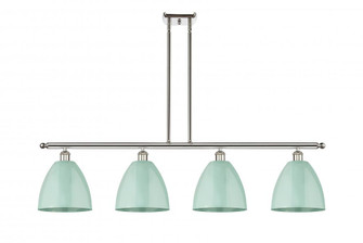 Plymouth - 4 Light - 48 inch - Polished Nickel - Stem hung - Island Light (3442|516-4I-PN-MBD-9-SF)