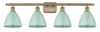 Plymouth - 4 Light - 38 inch - Antique Brass - Bath Vanity Light (3442|516-4W-AB-MBD-75-SF-LED)