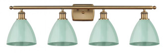 Plymouth - 4 Light - 38 inch - Brushed Brass - Bath Vanity Light (3442|516-4W-BB-MBD-75-SF)