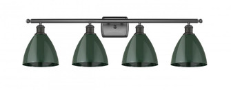 Plymouth - 4 Light - 38 inch - Oil Rubbed Bronze - Bath Vanity Light (3442|516-4W-OB-MBD-75-GR)
