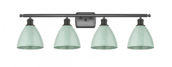 Plymouth - 4 Light - 38 inch - Oil Rubbed Bronze - Bath Vanity Light (3442|516-4W-OB-MBD-75-SF-LED)